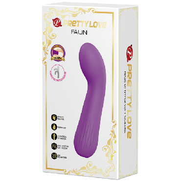 Baile Pretty Love Faun, фиолетовый, Вибратор для точки G с гибкой головкой и другие товары Baile с фото