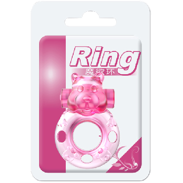 Новинка раздела Секс игрушки - Baile Ring Pink Bear, розовое