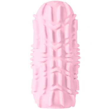 Lola Games Marshmallow Maxi Fruity, розовый - Мастурбатор с двусторонним рельефом - купить в секс шопе