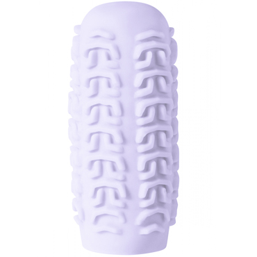 Lola Games Marshmallow Maxi Sugary, фиолетовый - Мастурбатор с двусторонним рельефом - купить в секс шопе