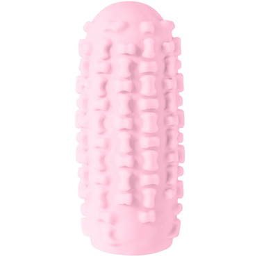 Lola Games Marshmallow Maxi Syrupy, розовый - Мастурбатор с двусторонним рельефом - купить в секс шопе