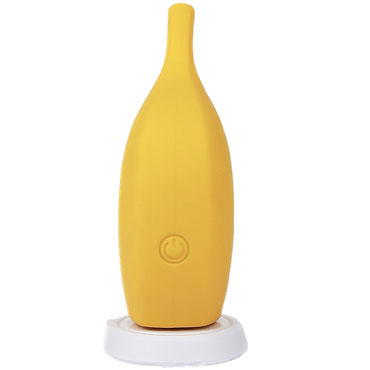 CNT Ba-banana, желтый, Перезаряжаемый фигурный вибратор