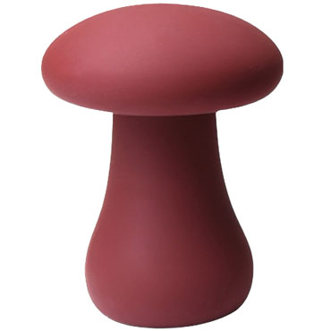 CNT Oyster Mushroom, красный, Перезаряжаемый фигурный вибратор