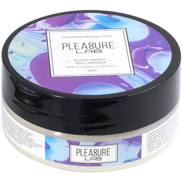 Pleasure Lab Enchanting Massage Cream Blackcurrant and Lavender, 50 мл