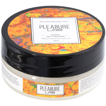 Pleasure Lab Refreshing Massage Cream Mango and Tangerine, 50 мл