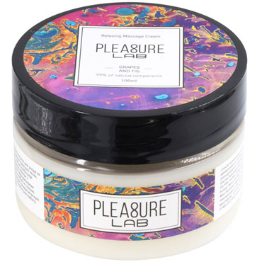 Pleasure Lab Relaxing Massage Cream Grapes and Fig, 100 мл, 