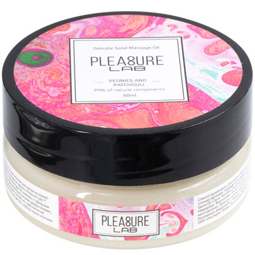 Pleasure Lab Delicate Solid Massage Oil Peonies and Patchouli, 50 мл, 