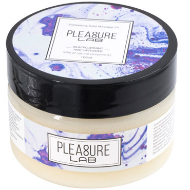 Pleasure Lab Enchanting Solid Massage Oil Blackcurrant and Lavender, 100 мл, 