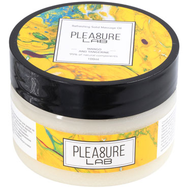 Pleasure Lab Refreshing Solid Massage Oil Mango and Tangerine, 100 мл