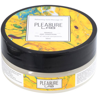 Pleasure Lab Refreshing Solid Massage Oil Mango and Tangerine, 50 мл, 