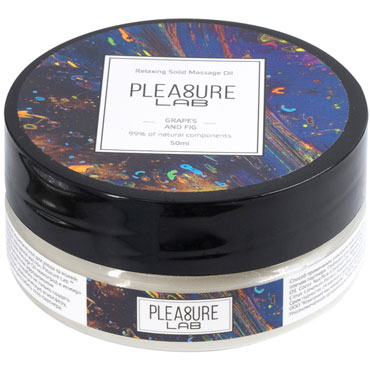 Pleasure Lab Relaxing Solid Massage Oil Grapes and Fig, 50 мл