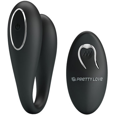 Baile Pretty Love Algernon, черный - Вибратор для пар с дистанционным управлением - купить в секс шопе