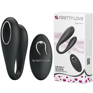 Baile Pretty Love Algernon, черный, Вибратор для пар с дистанционным управлением