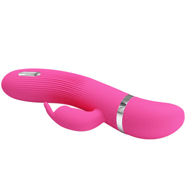 Baile Pretty Ingram, розовый - Вибратор с функцией электростимуляции - купить в секс шопе