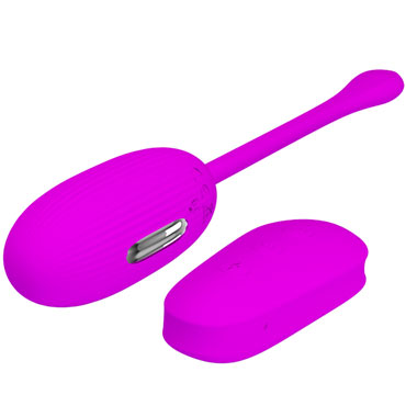 Baile Pretty Love Shock Fun, пурпурный - Виброяйцо с электростимуляцией - купить в секс шопе