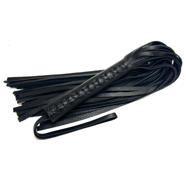 BDSM Арсенал Плеть из мягкой кожи цельная -  - купить в секс шопе