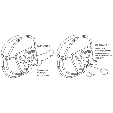 Новинка раздела Секс игрушки - Пояс-крепление STRAP-ON, бежевый