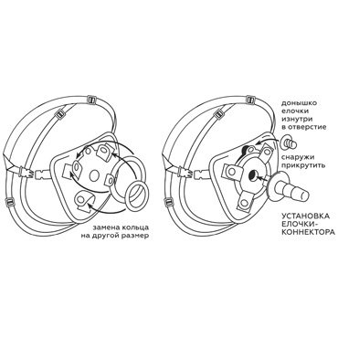 Пояс-крепление STRAP-ON, бежевый - подробные фото в секс шопе Condom-Shop