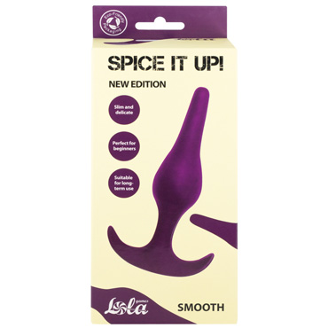 Анальная пробка Spice It Up Smooth Ultraviole - фото, отзывы