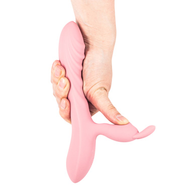 Вибратор-кролик Thai Sunset, Перезаряжаемый, гибкий и другие товары Lola Games с фото