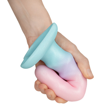 Фаллоимитатор Unicorn Light - Нереалистичный, на присоске - купить в секс шопе