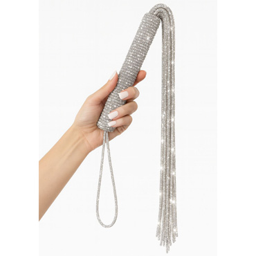 BDSM Арсенал Плеть стразовая - фото, отзывы