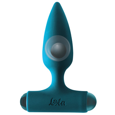Анальная пробка с вибрацией Spice it Up Glory 2.0, бирюзовая