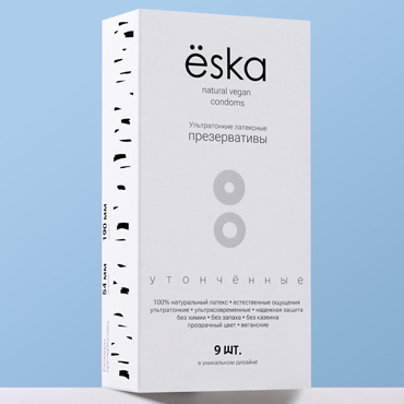 Ультратонкие презервативы Ёska, 9 шт