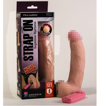 Биоклон Вибронасадка для страпона, телесная - фото, отзывы