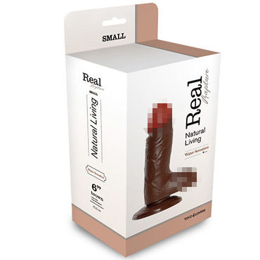 Toyz4lovers Dildo Real Rapture 17 см, коричневый — фото 1