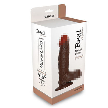 Toyz4lovers Dildo Real Rapture 21,5 см, коричневый — фото 1