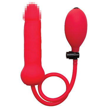 Ouch! Inflatable Silicone Dong, красный — фото 1