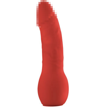 Ouch! Deluxe Silicone Strap On, красный — фото 2