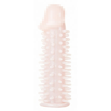 Shots Toys Realistic Spikey Penis Extension, телесная