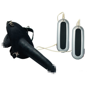 Supreme Nature Black Vibro Duo Prosthetic Medium
