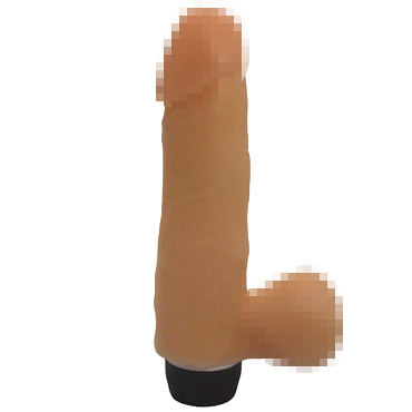 Биоклон Вибратор реалистичной формы, телесный, С мошонкой