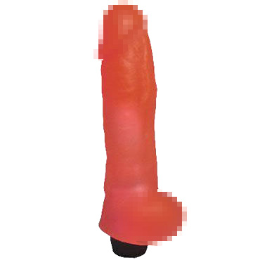 Биоклон Вибратор реалистичной формы, розовый, С мошонкой