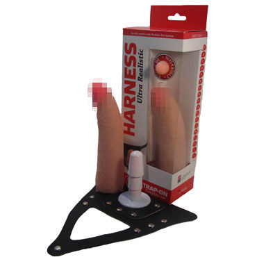 Биоклон Насадка-фаллоимитатор с поясом Harness
