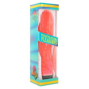 Seven Creations Penetrating Pleasures Jelly Vibrator, розовый - фото, отзывы