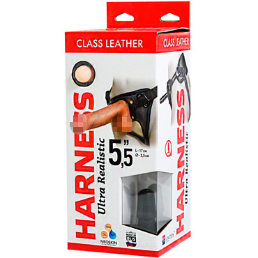 Биоклон Harness Ultra Realistic 5,5", телесный/черный