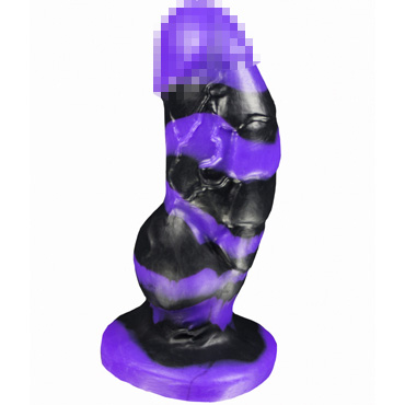 Erasexa Фаллоимитатор Мартин medium, фиолетовый, Фаллоимитатор из серии Зооэротика