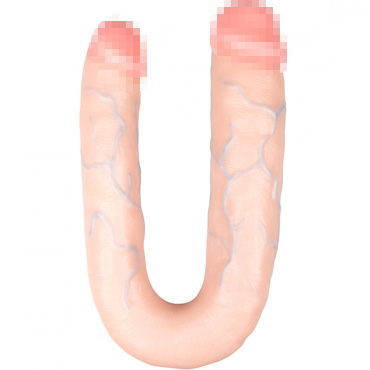 Easytoys Duo Dildo 22 cm, телесный — фото 1
