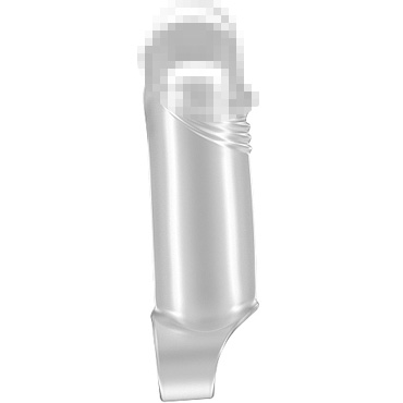 Shots Sono Stretchy Thick Penis Extension, прозрачная — фото 1
