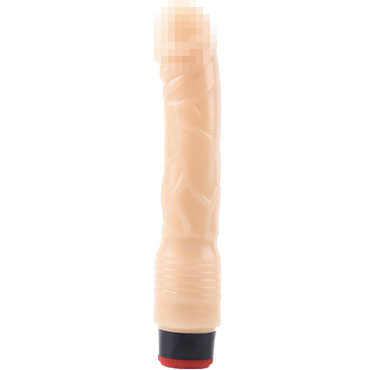 CNT 9'' Vibrating Dildo, телесный — фото 1