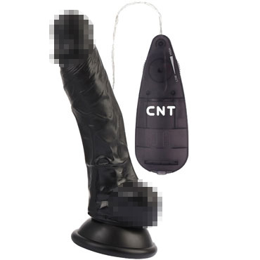 CNT Super Realistic Vibrating Dildo, черный — фото 1