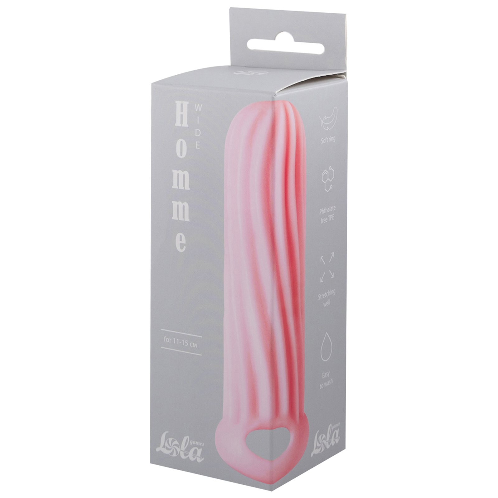 Lola Games Homme Wide 11-15 см, розовый — фото 3