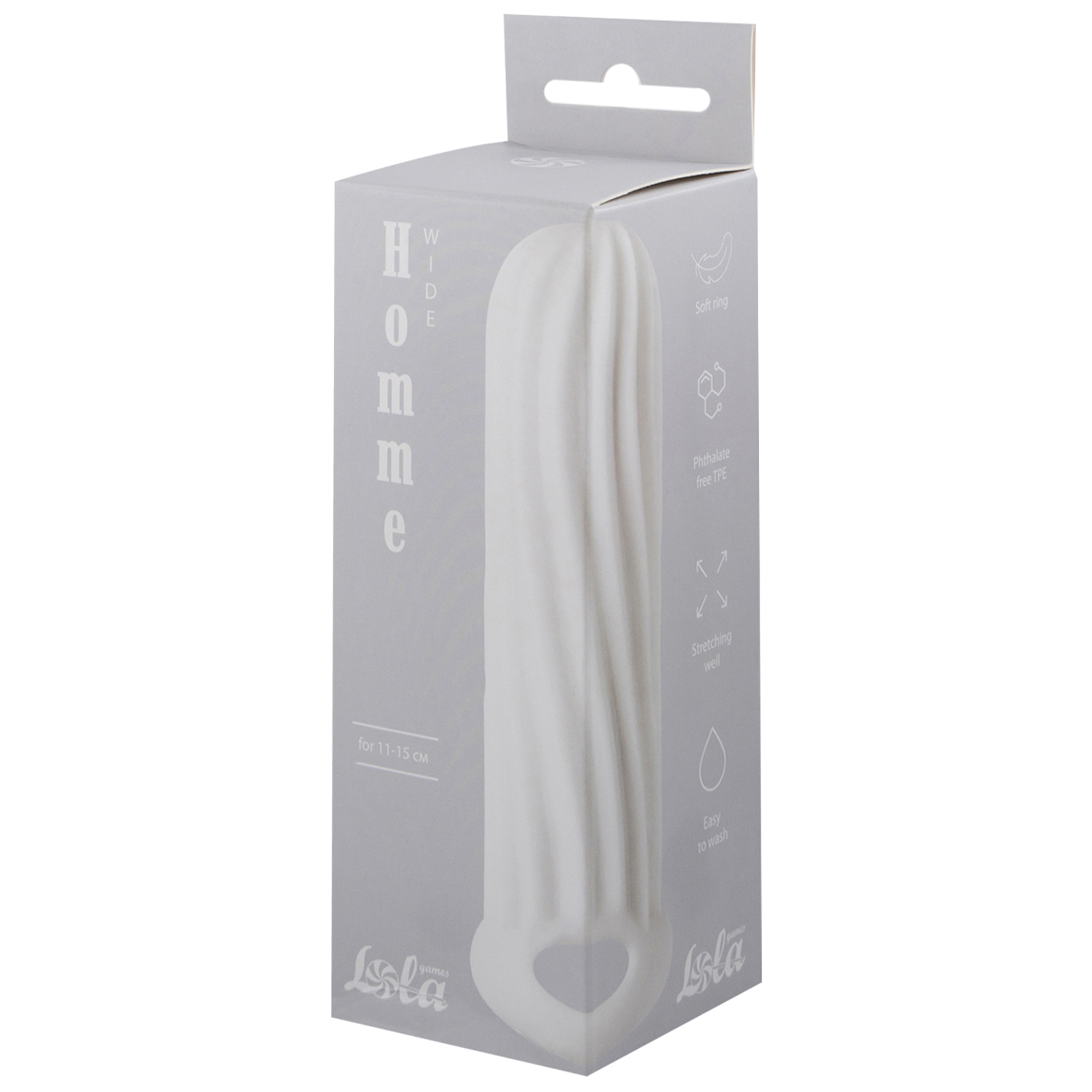 Lola Games Homme Wide 11-15 см, белый — фото 3