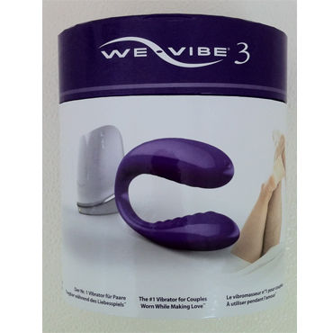 We-Vibe 3, фиолетовый, Радиоуправляемый вибратор для стимуляции во время секса и другие товары We-Vibe с фото