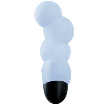 Fun Factory Bubbles, светло-голубой - Перезаряжаемый компактный вибратор + зарядка - купить в секс шопе