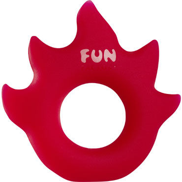 Fun Factory LoveRing Flame, красный, Упругое и эластичное эрекционное кольцо